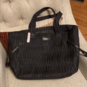 Black Victoria Secret Tote Bag
